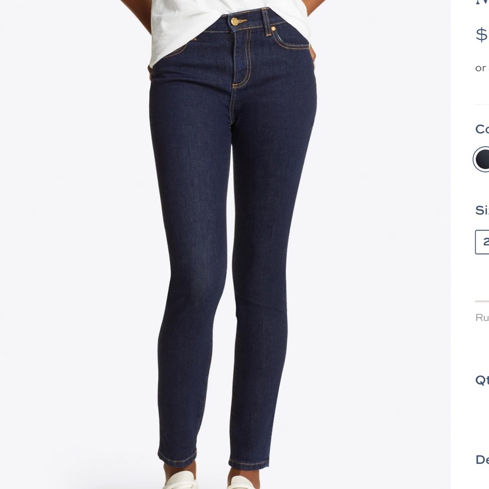 Draper James Mid Rise Skinny Jeans
